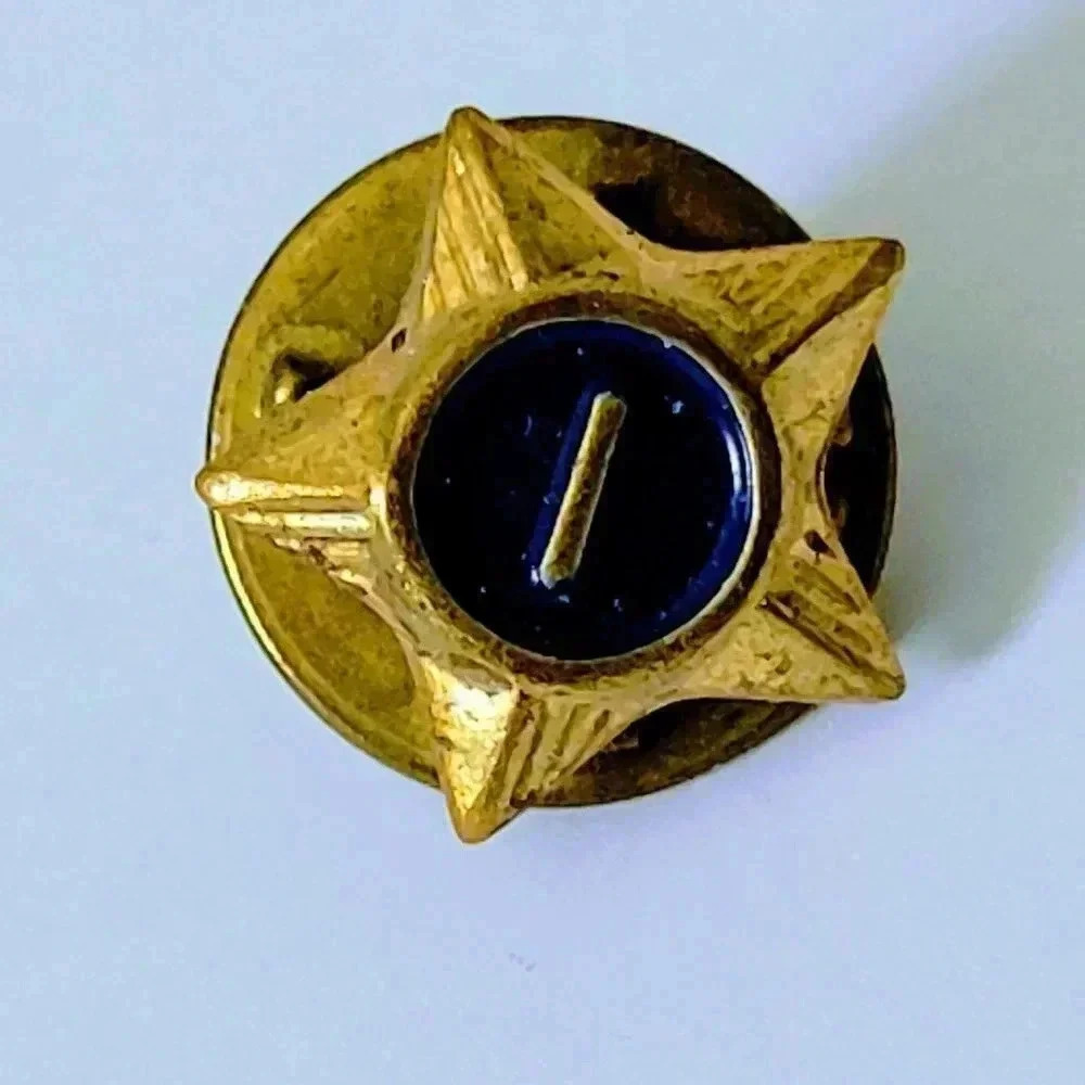 Boy Scouts of America 1 Year Service Pin Gold Tone